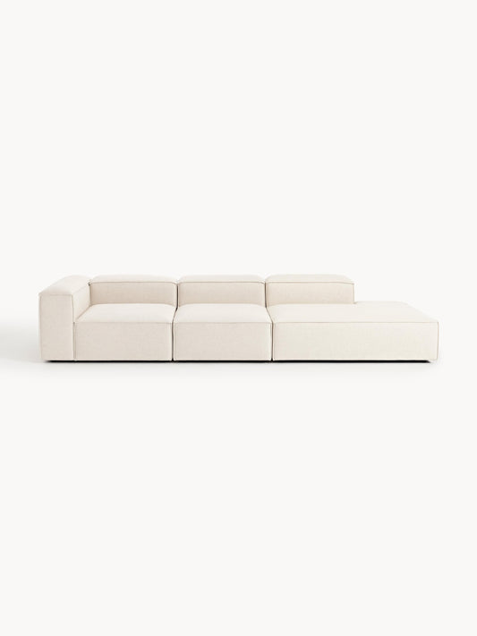 Lennon XL Modular Ottoman, Linen Blend