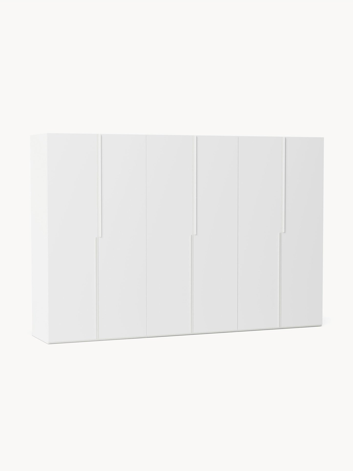 Leon Hinged-Door Wardrobe, Modular, 300 cm Wide, in Various Sizes