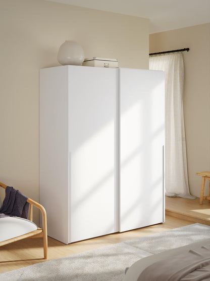Leon Sliding-Door Wardrobe, Modular, 150 cm Wide, in Various Sizes