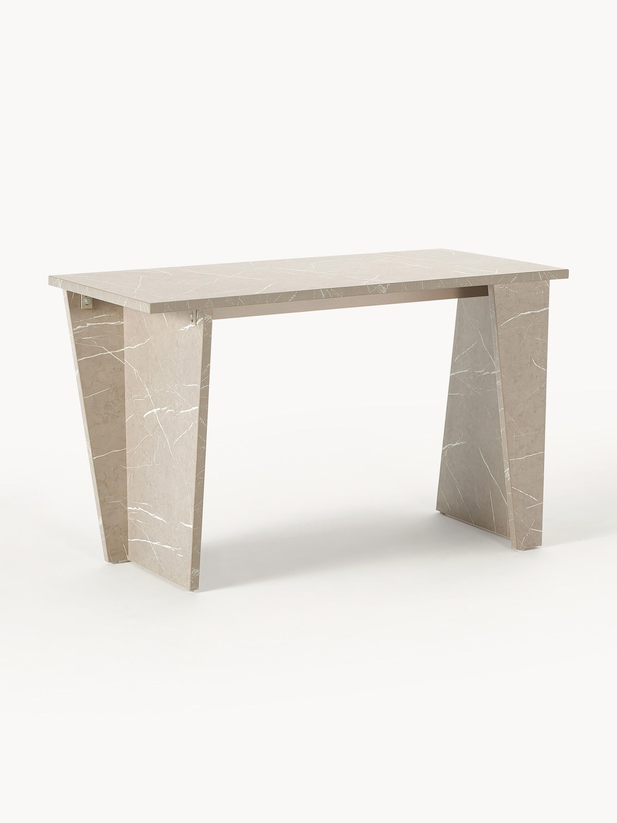 Liam Desk, Travertine Look