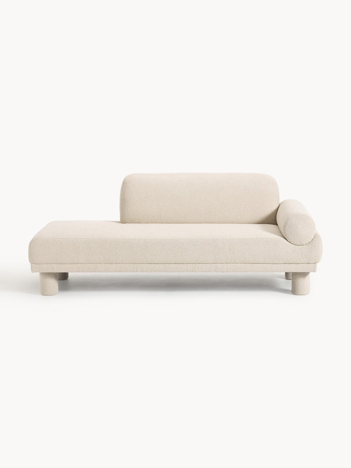 Lilo Ottoman in Bouclé