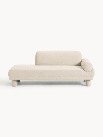Lilo Ottoman in Bouclé