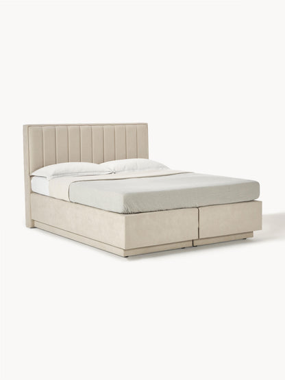 Livia Box Spring Storage Bed