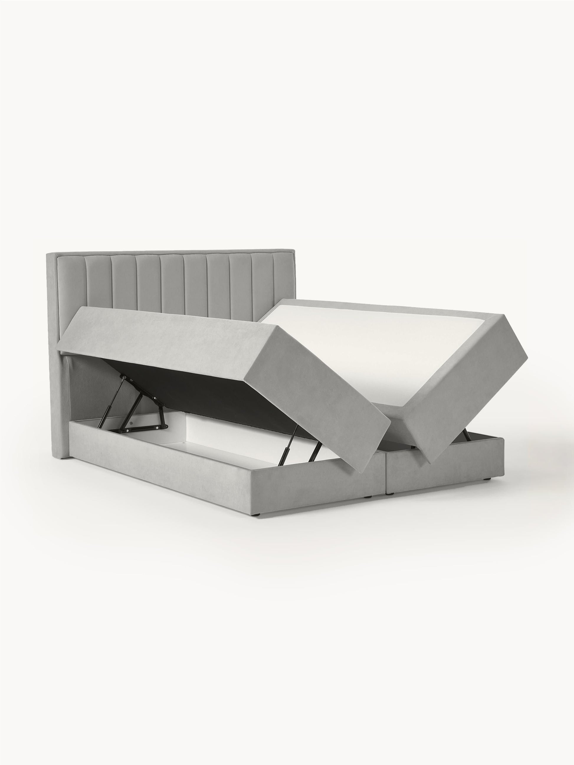 Livia Box Spring Storage Bed