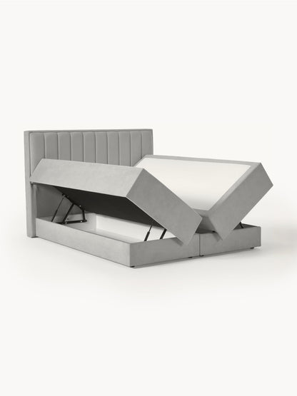 Livia Box Spring Storage Bed