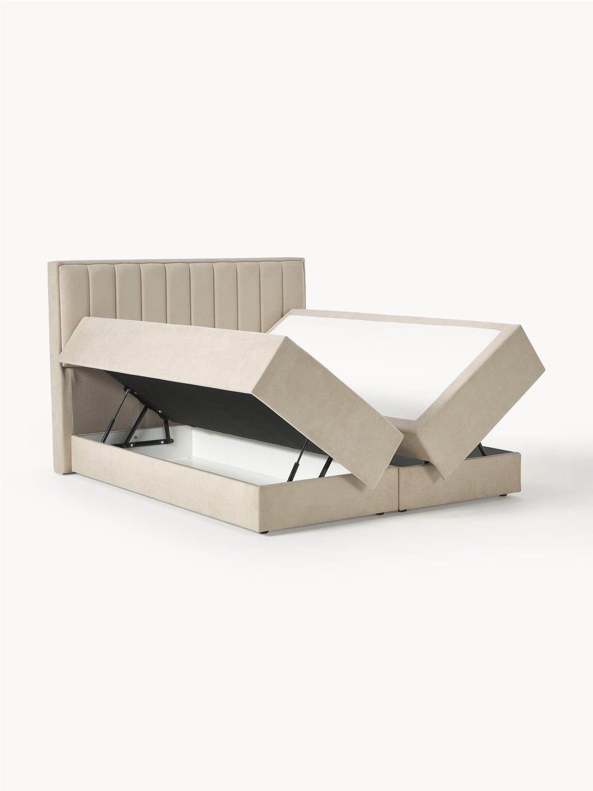 Livia Box Spring Storage Bed