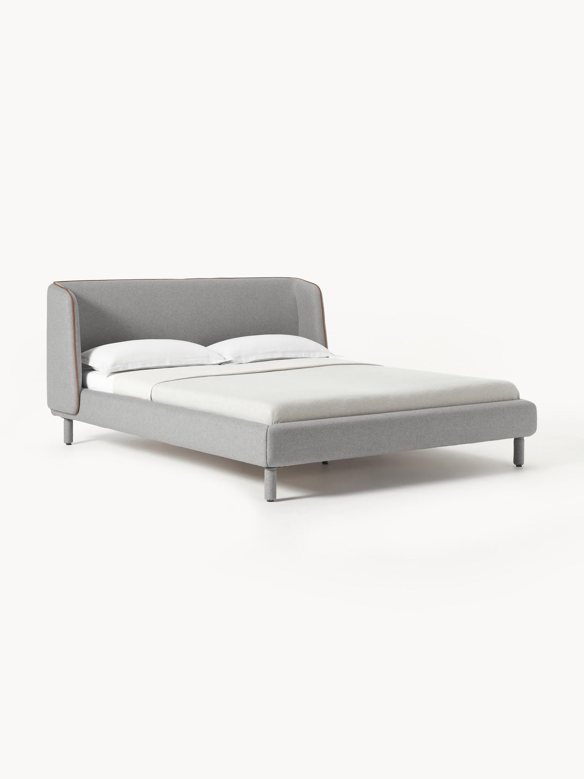 Luma Headboard Bed, Upholstered