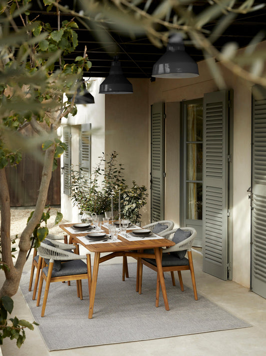 Marc Acacia Wood Garden Table, 180 x 90 cm