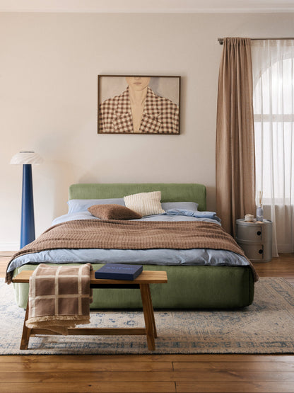 Melva Bed with Upholstery