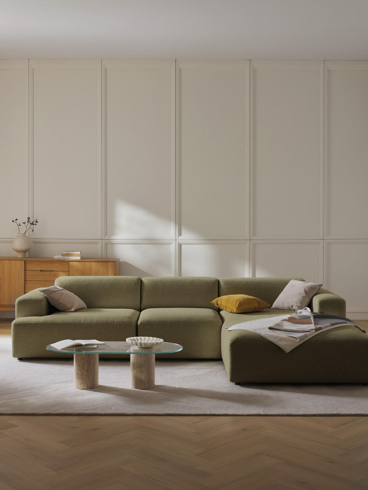 Melva Corner Sofa, 4-Seater