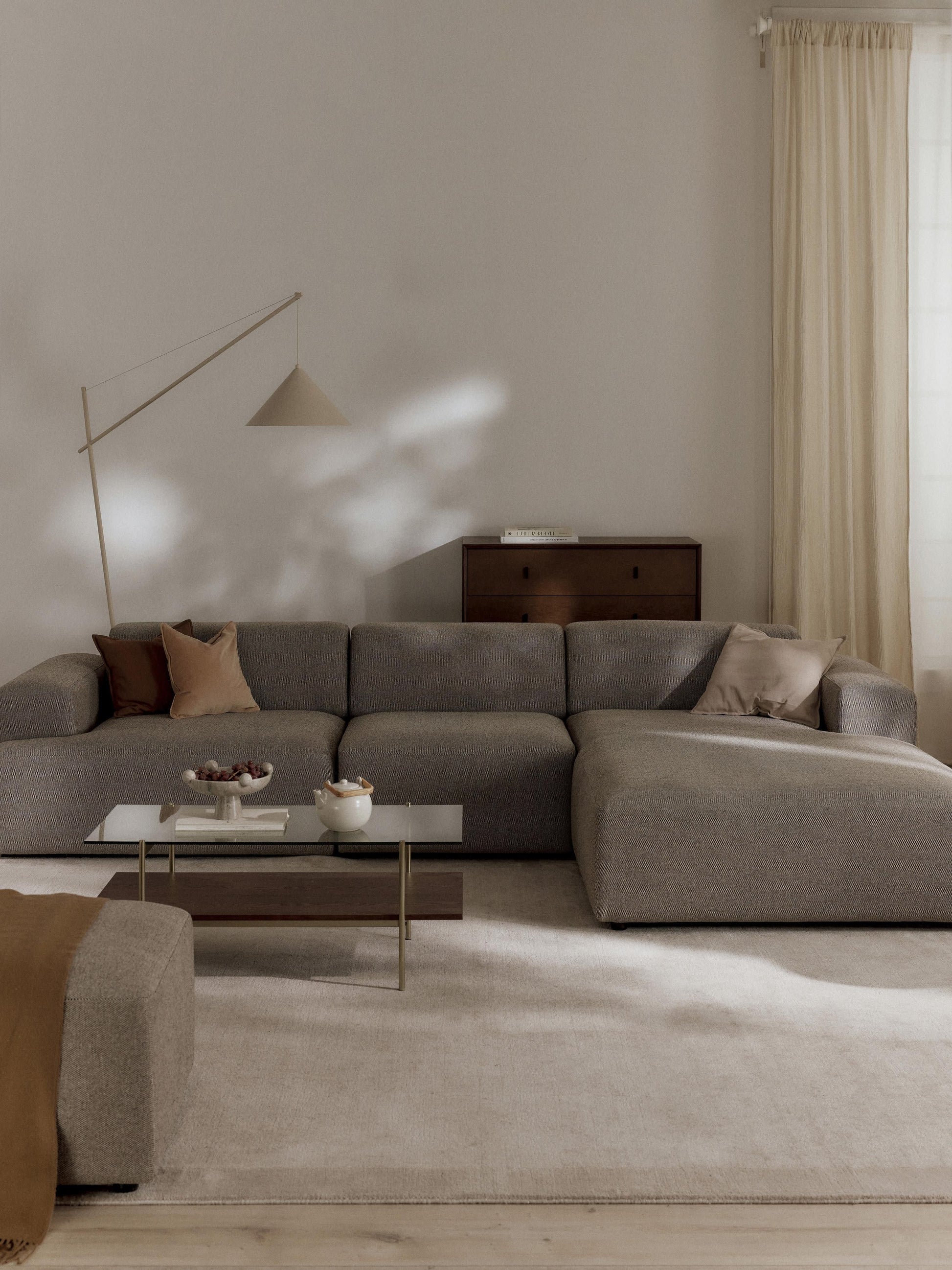 Melva Corner Sofa, 4-Seater