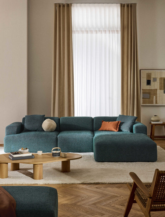 Melva Corner Sofa, 4-Seater