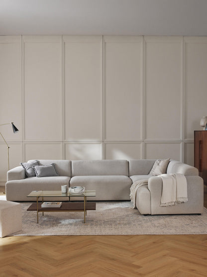 Melva Large Corner Sofa, 4-Seater