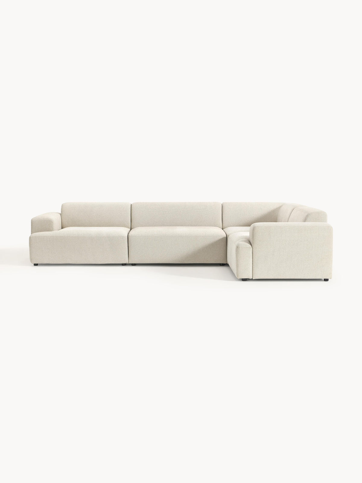 Melva Large Corner Sofa, 4-Seater