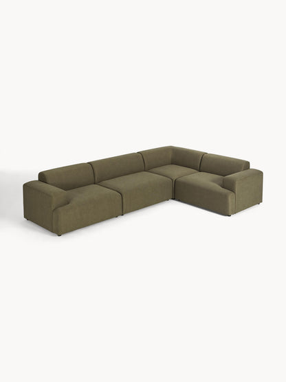 Melva Large Corner Sofa, 4-Seater