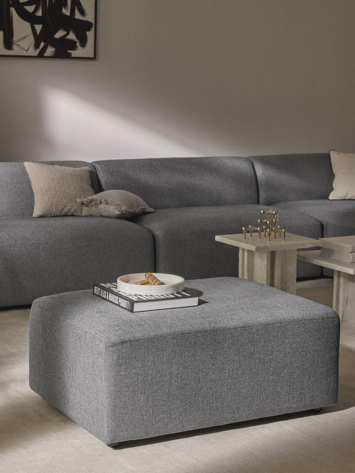 Melva Stool, Size W 99 x D 72 cm