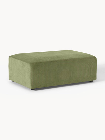 Melva XL Corduroy Ottoman, W 116 x D 72 cm