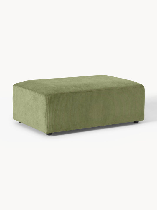 Melva XL Corduroy Ottoman, W 116 x D 72 cm