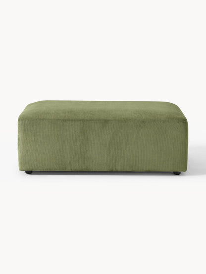 Melva XL Corduroy Ottoman, W 116 x D 72 cm