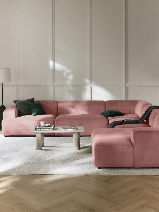 Melva XL Corner Sofa, Corduroy