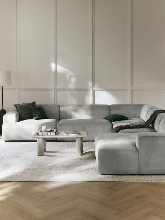 Melva XL Corner Sofa, Corduroy