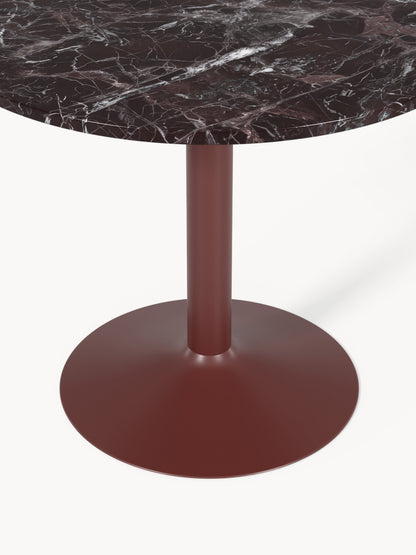 Miley Round Dining Table, Marble, Ø 90 cm