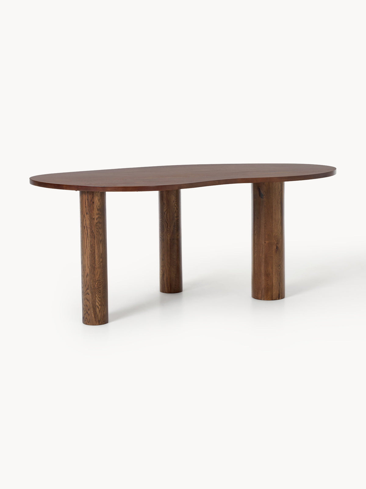 Naruto Oak Dining Table, Organic Shape, in Various Sizes