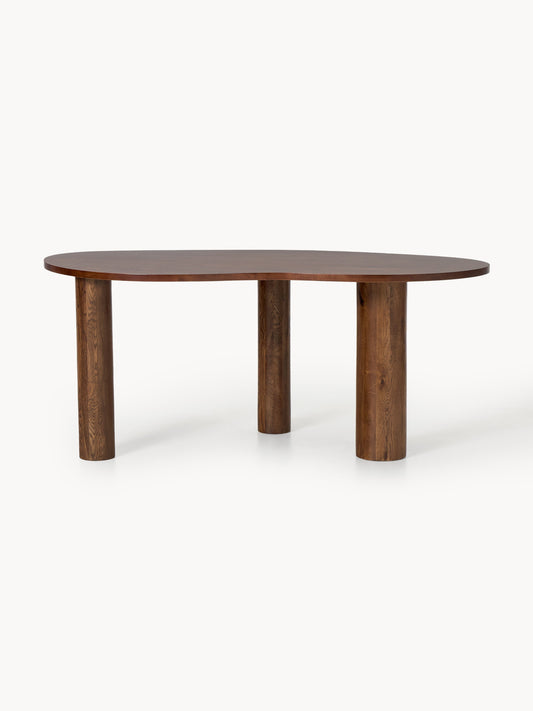 Naruto Oak Dining Table, Organic Shape, in Various Sizes