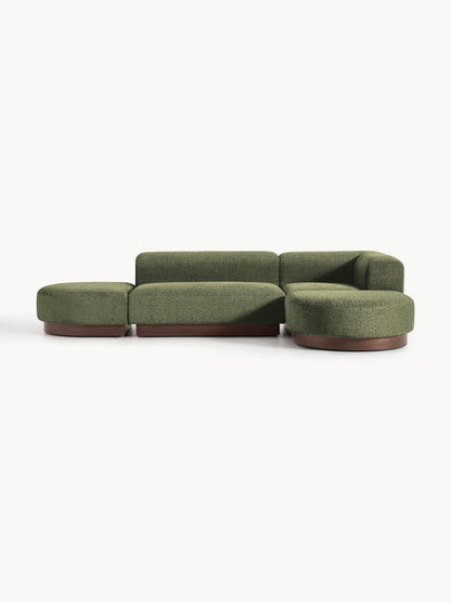 Natalie Modular Teddy Bouclé Corner Sofa