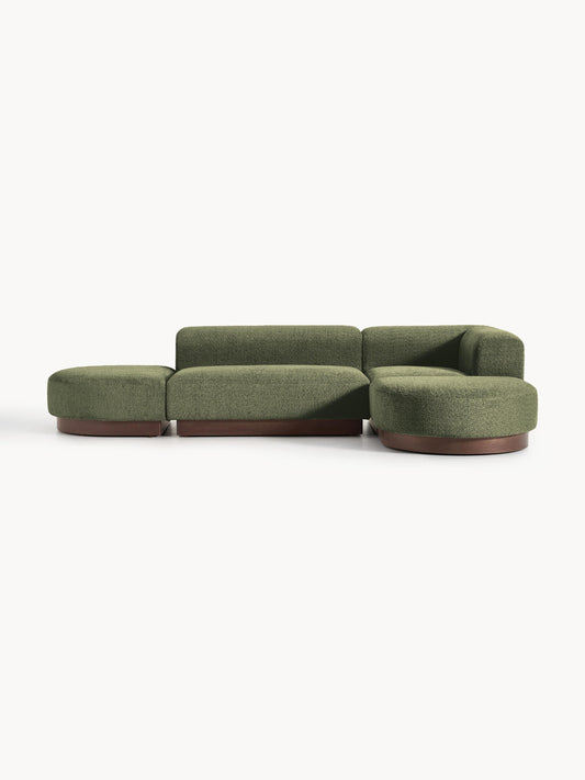 Natalie Modular Teddy Bouclé Corner Sofa