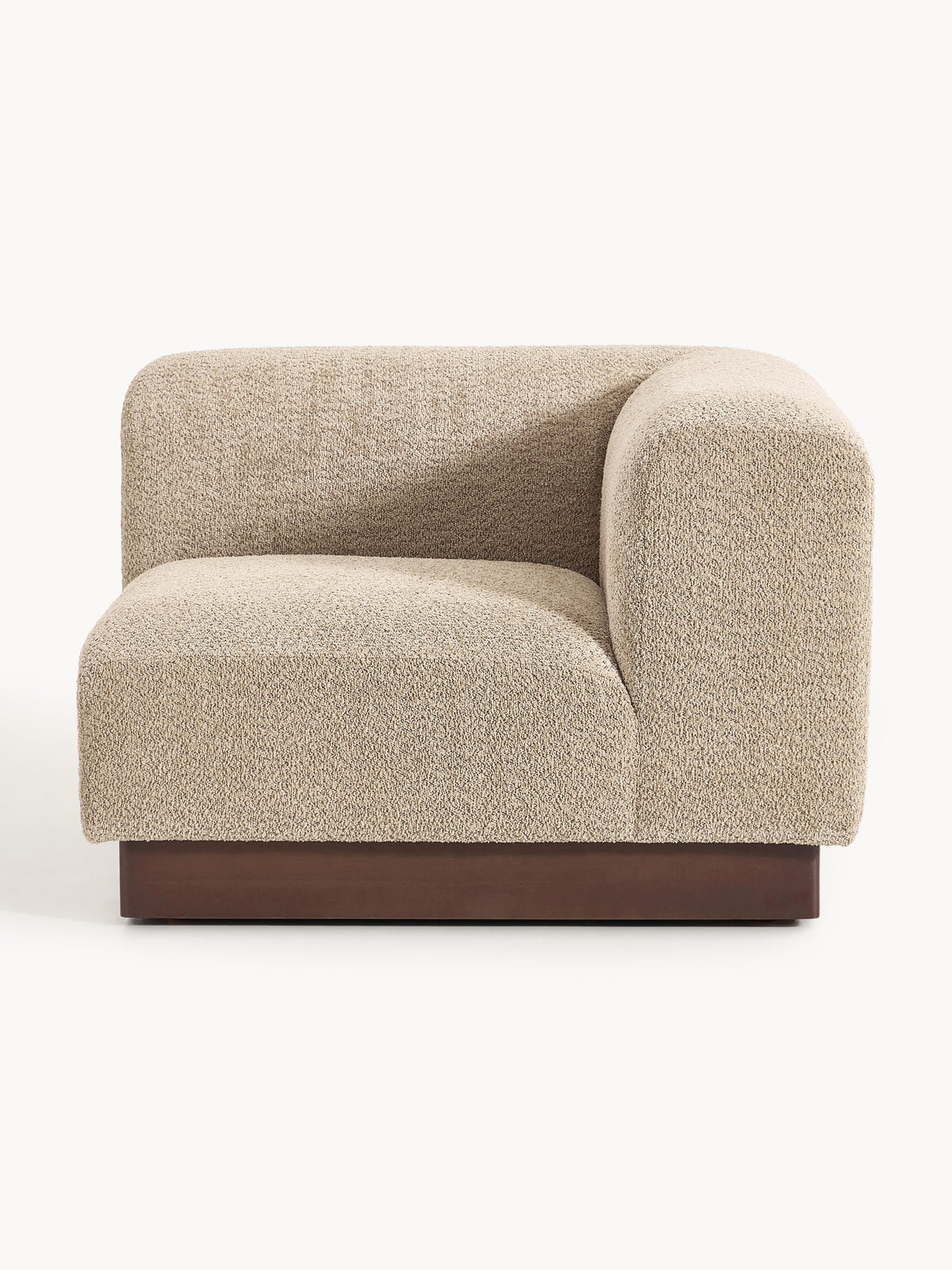 Natalie Teddy Bouclé Corner Module