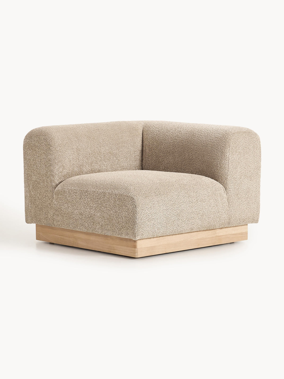 Natalie Teddy Bouclé Corner Module
