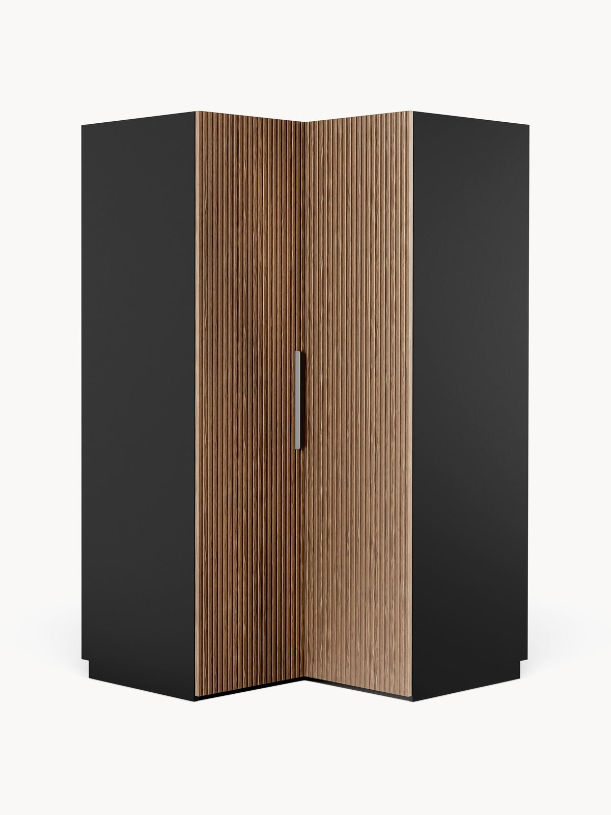 Simone Corner Wardrobe, Modular, 115 cm Wide
