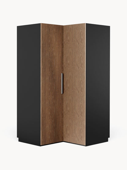 Simone Corner Wardrobe, Modular, 115 cm Wide