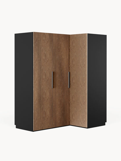 Simone Corner Wardrobe, Modular, 165 cm Wide, in Various Sizes
