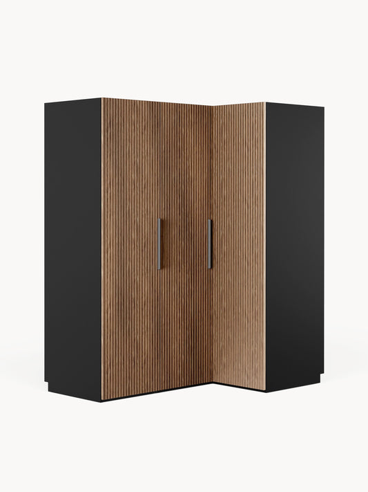 Simone Corner Wardrobe, Modular, 165 cm Wide, in Various Sizes