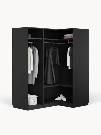 Simone Corner Wardrobe, Modular, 165 cm Wide, in Various Sizes