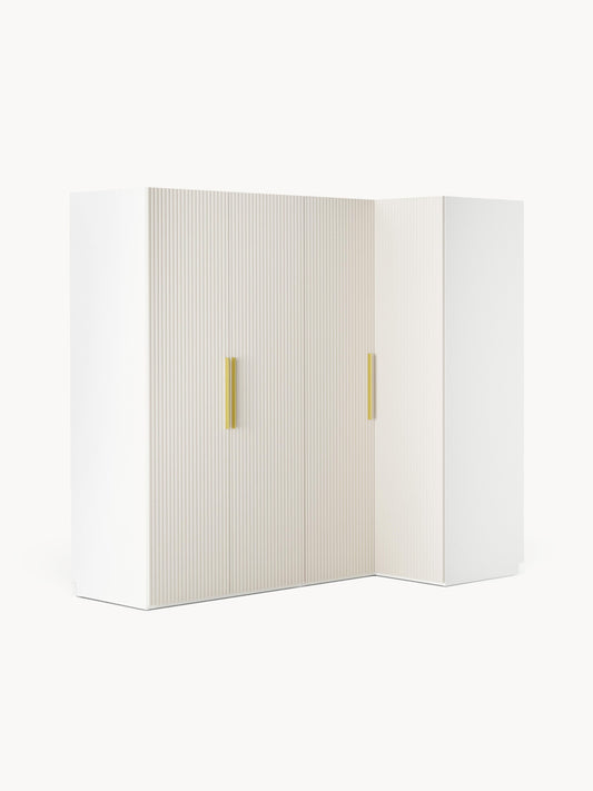 Simone Corner Wardrobe, Modular, 215 cm Wide, in Various Sizes