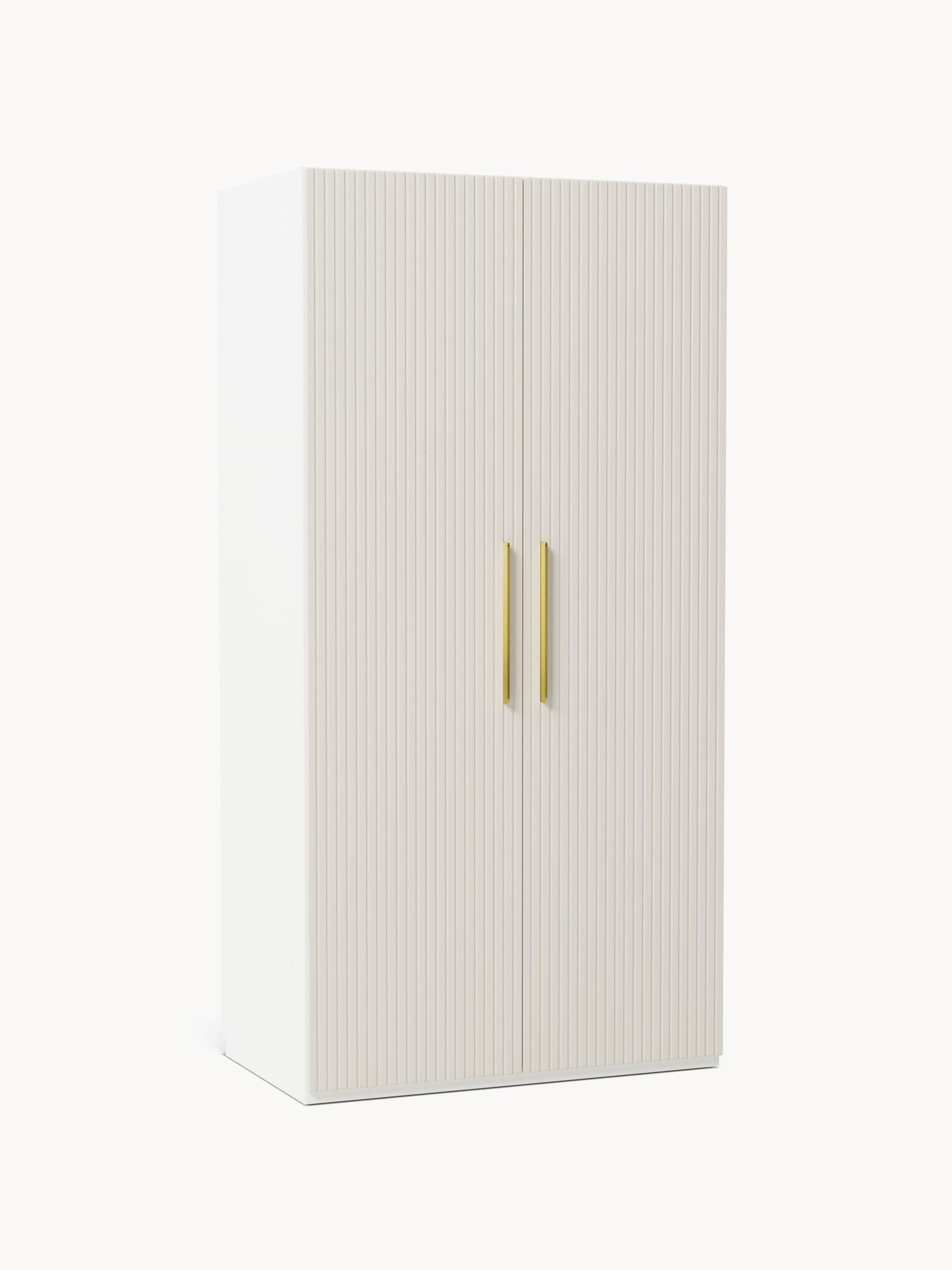 Simone Hinged-Door Wardrobe, Modular, 100 cm Wide, in Various Sizes