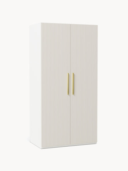 Simone Hinged-Door Wardrobe, Modular, 100 cm Wide, in Various Sizes