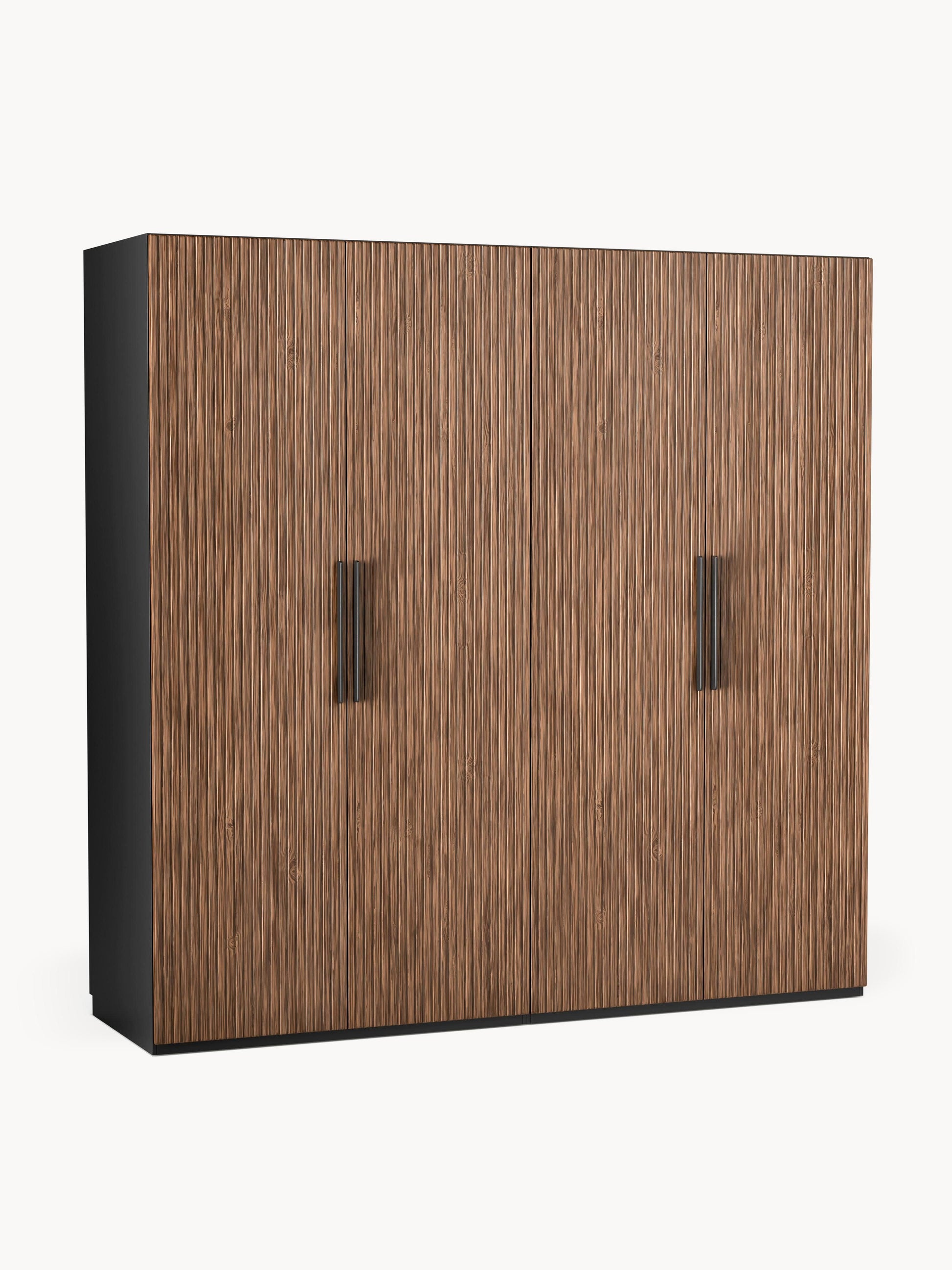 Simone Hinged-Door Wardrobe, Modular, 200 cm Wide, in Various Sizes