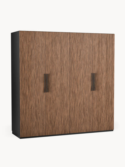 Simone Hinged-Door Wardrobe, Modular, 200 cm Wide, in Various Sizes