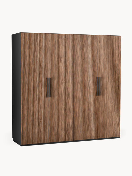Simone Hinged-Door Wardrobe, Modular, 200 cm Wide, in Various Sizes