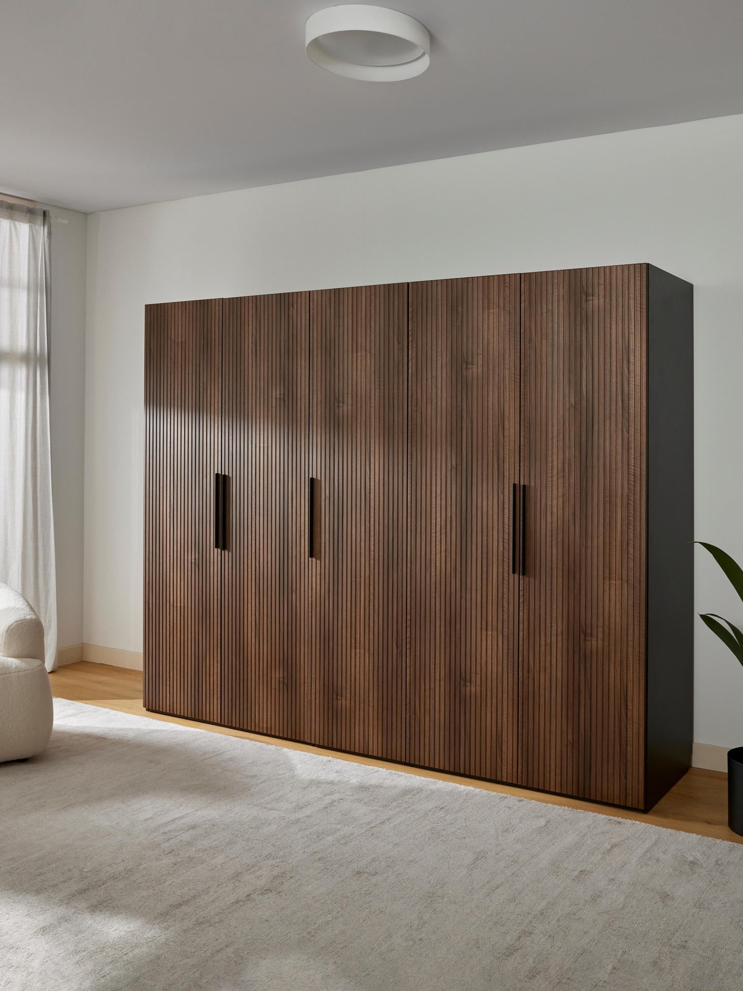 Simone Hinged-Door Wardrobe, Modular, 250 cm Wide, in Various Sizes