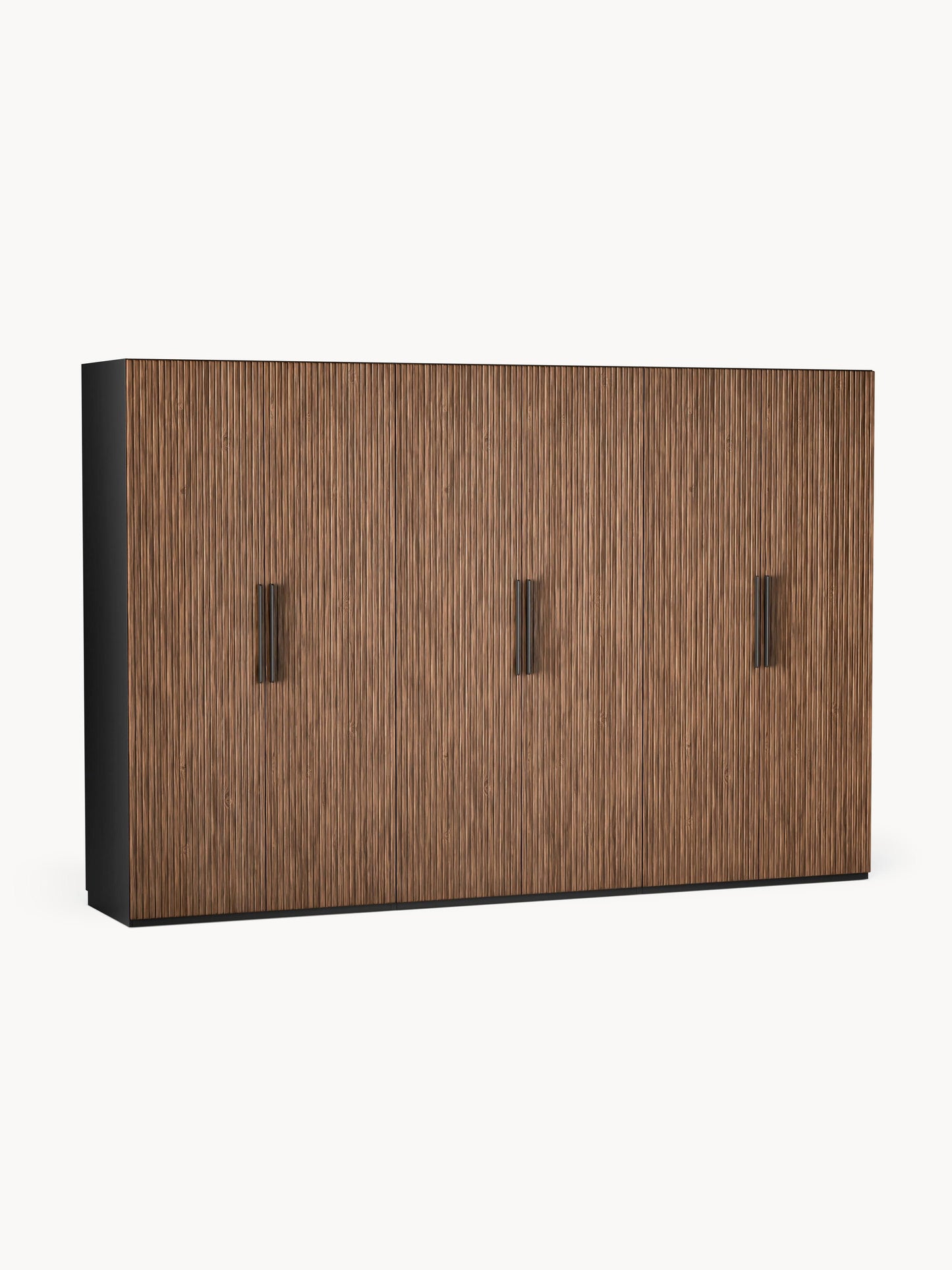 Simone Hinged-Door Wardrobe, Modular, 300 cm Wide, in Various Sizes
