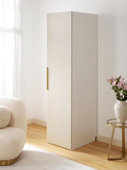 Simone Hinged-Door Wardrobe, Modular, 50 cm Wide, in Various Sizes