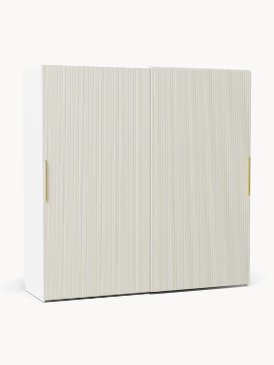 Simone Sliding-Door Wardrobe, Modular, 200 cm Wide, in Various Sizes