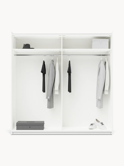Simone Sliding-Door Wardrobe, Modular, 200 cm Wide, in Various Sizes