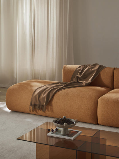 Sofia Chaise Module, Bouclé