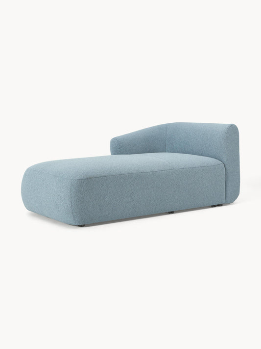 Sofia Corner Module with Chaise, Bouclé